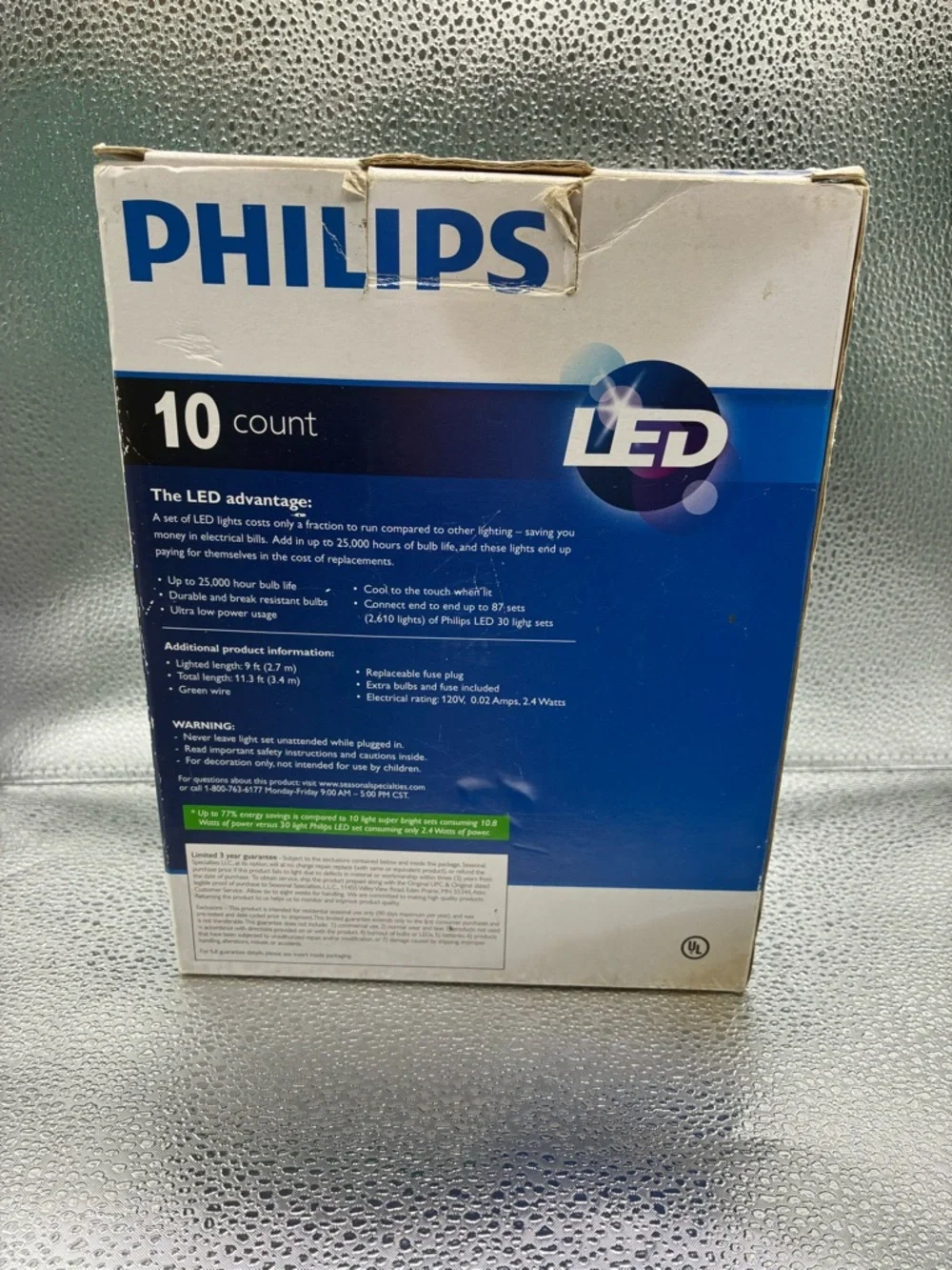 Philips LED Mistletoe Clusters in Red and Green - 10 Count